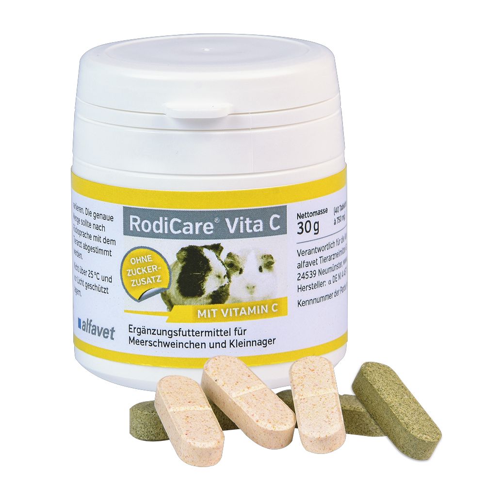 RodiCare® Vita C - ízletes C-vitamin rágótabletta rágcsálóknak